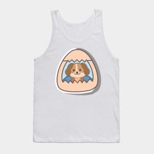 Dog in The Egg Tank Top